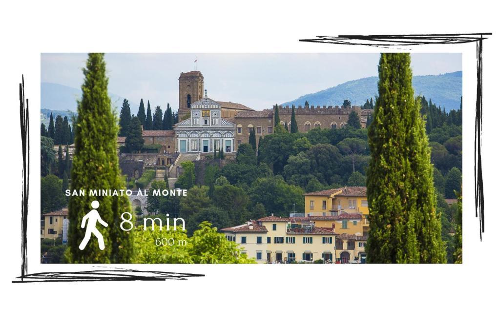 Elegante Casa Ai Piedi Di Piazzale Michelangelo Lägenhet Florens Exteriör bild